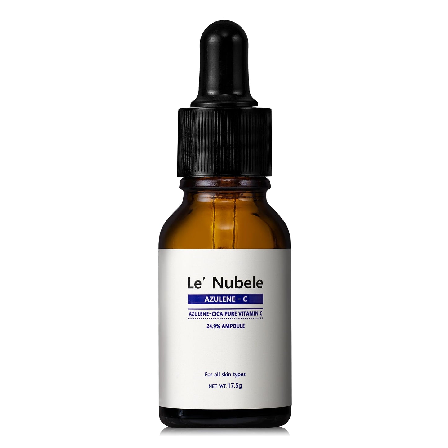 Azulene Cica Pure Vitamin C 24.9% Ampoule - Potent Soothing Facial Serum with Centella Asiatica for Radiant Clear Skin, Dark Spot Remover, Korean Skin Care, 0.61oz./17.5g