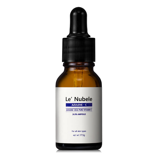 Azulene Cica Pure Vitamin C 24.9% Ampoule - Potent Soothing Facial Serum with Centella Asiatica for Radiant Clear Skin, Dark Spot Remover, Korean Skin Care, 0.61oz./17.5g