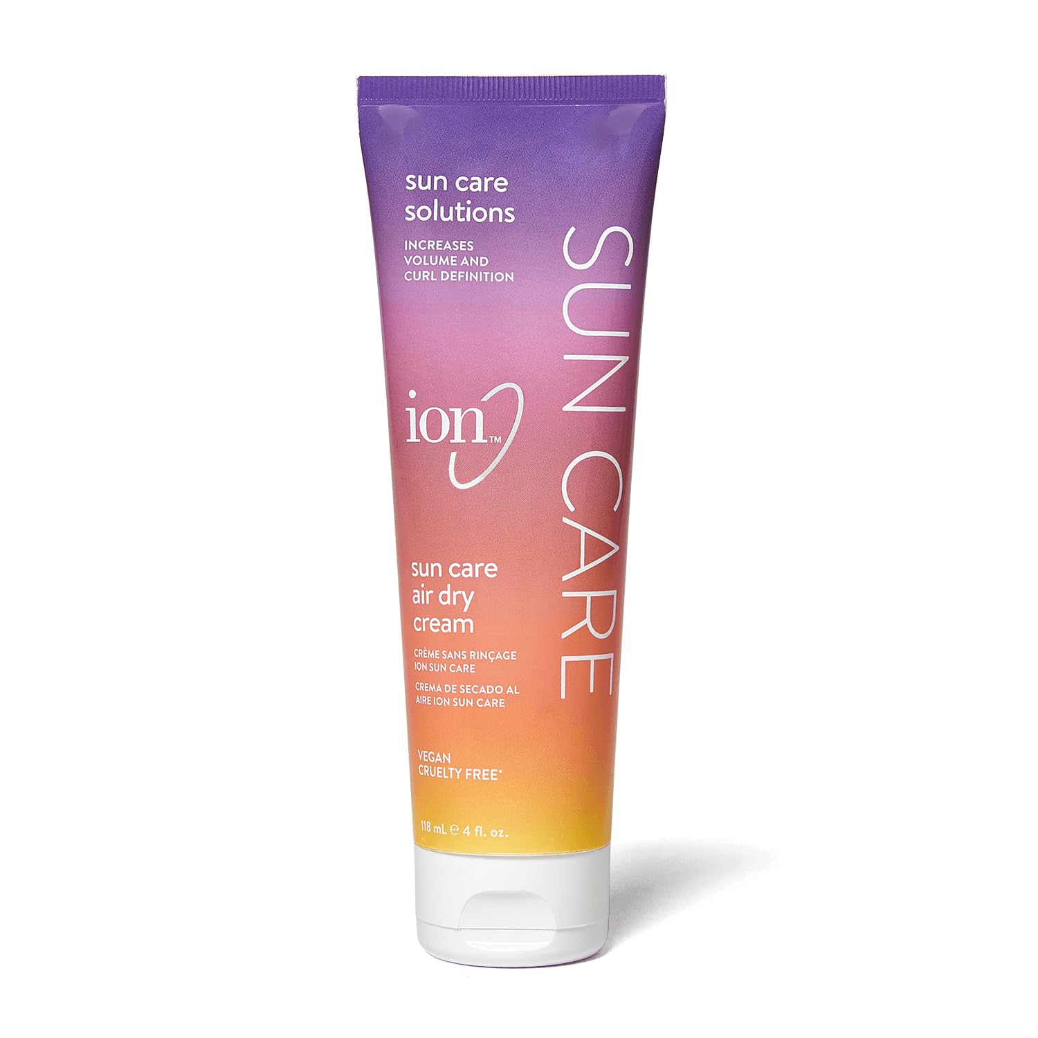 ion Sun Care Air Dry Cream, increases volume, Reduces frizz, Cruelty Free, Vegan, 4 Fl Oz