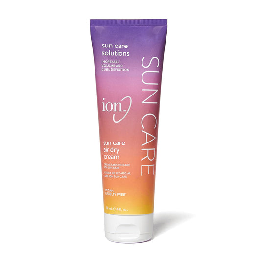 ion Sun Care Air Dry Cream, increases volume, Reduces frizz, Cruelty Free, Vegan, 4 Fl Oz
