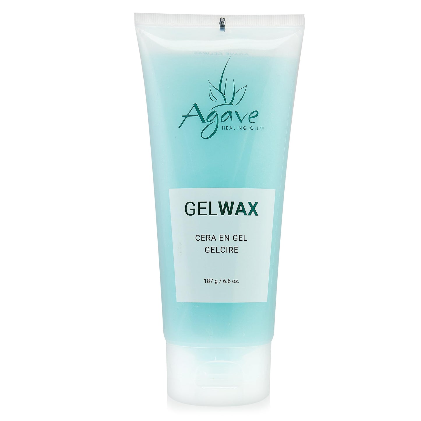 Agave GelWax Flexible Hold Styling Gel with Green Tea, Bamboo and Ginger Extracts, 6.6 fl oz
