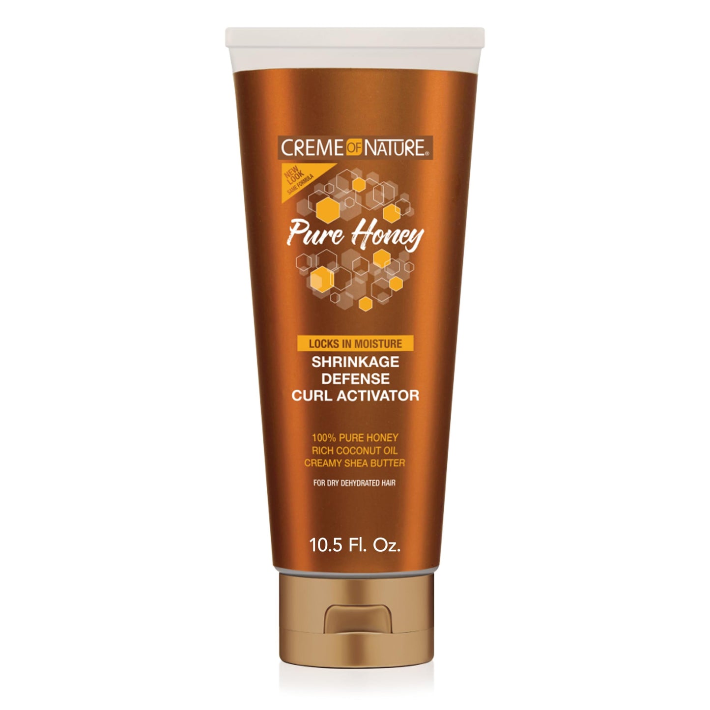 CREAM OF NATURE Pure Honey Shrinkage Defense Curl Activator, 10.5 oz