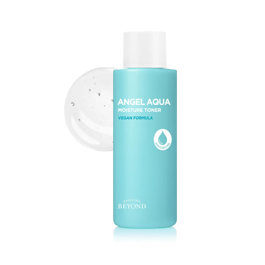BEYOND Angel Aqua Moisture Big Toner (16.9fl oz) - Korean Skin Care. Refreshing & Soothing Hydration for Sensitive Skin, Vegan Formula. Chervil, Hyaluronic Acid, Panthenol.