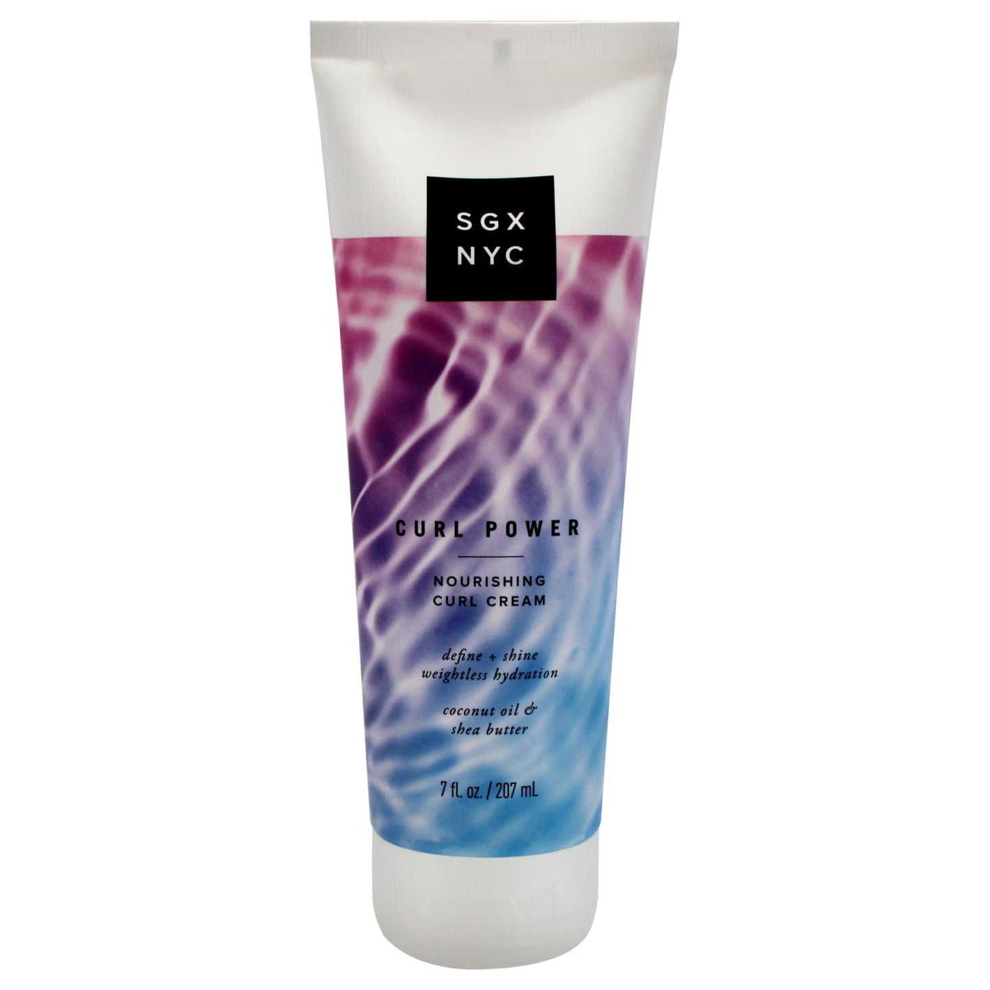 SGX NYC Curl Power Cream - Curly Hair Products for Frizz Elimination - Curl Cream with Coconut and Shea Butter for Curly and Wavy Hair - 7 oz