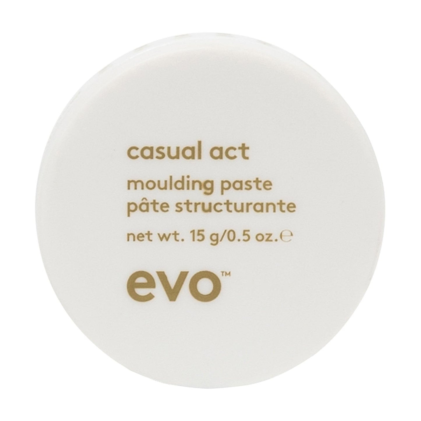EVO Casual Act Moulding Whip - Light Firm Hold Styling Paste For All Hair Types - Improves Hair Texture