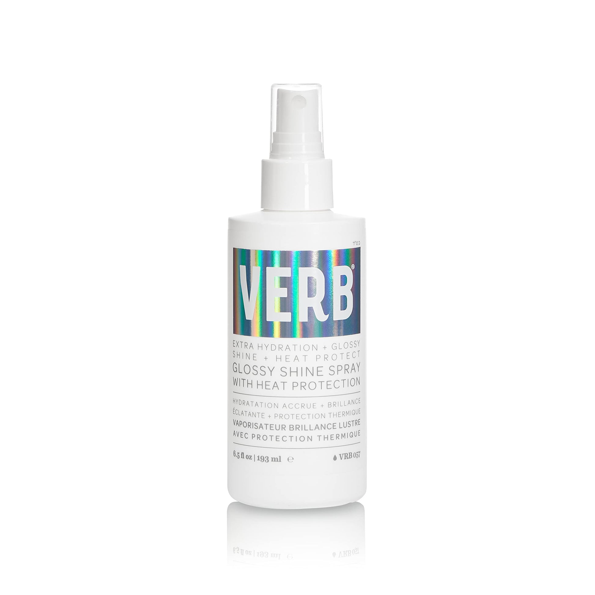VERB Glossy Shine Spray - Moisturizing Heat Protection Hair Spray - Adds High Shine and Primes for Styling - Vegan, No Parabens or Harmful Sulfates