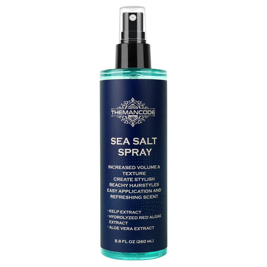 Sea Salt Spray for Men, Travel Essentials, Beach Vacation Essentials, Texturizing Hairspray, Surf Spray Adds Instant Volume, Light Hold Thickness, Birthday Men Gift Ideas, 8.8 Oz