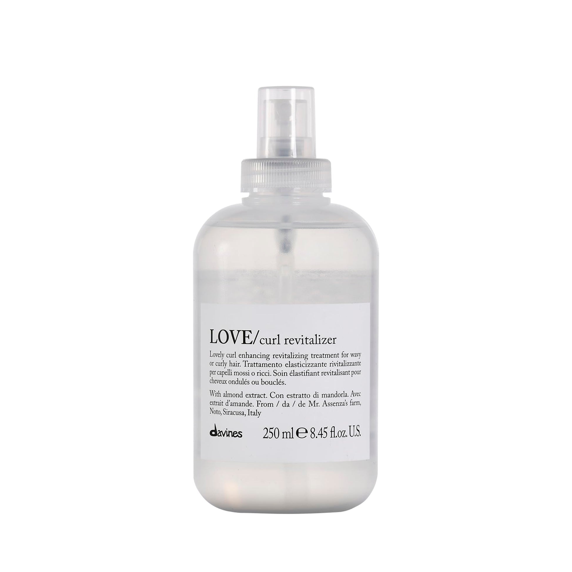 DAVINES LOVE Curl Revitalizer, Control Frizz And Maintain Elasticity and Bounce, 8.45 Fl Oz