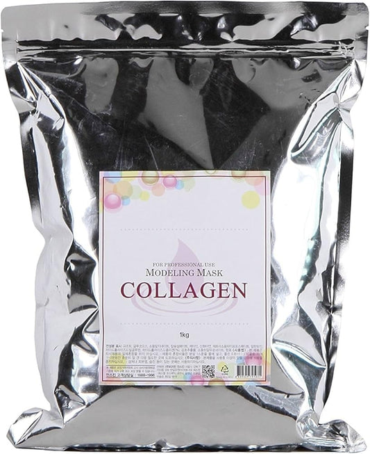 Anskin Collagen Modeling Mask Powder 2500ml Korean Rubber Face Mask for Hydration, Firming, Anti-Aging, Pore Care Professional Spa Facial, Peel-Off Powder Mask, K-Beauty anskin Skincare