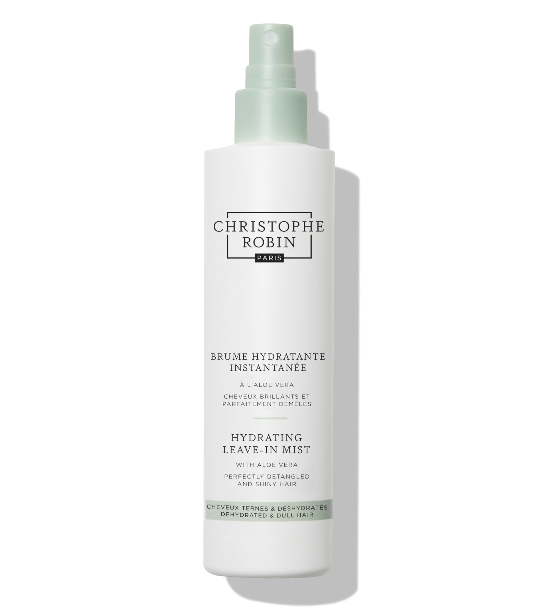 Christophe Robin Hydrating Leave-In Mist With Aloe Vera for Scalp and Hair - Detangles and Conditions 5 fl. oz