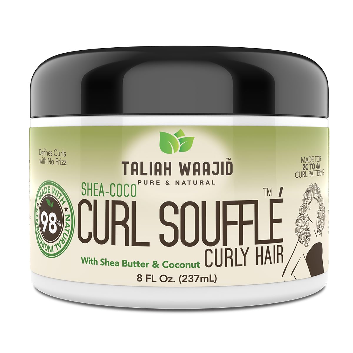 Taliah Waajid Shea Coco Curly Hair SoufflŽ for 3B-4B Hair (U036)
