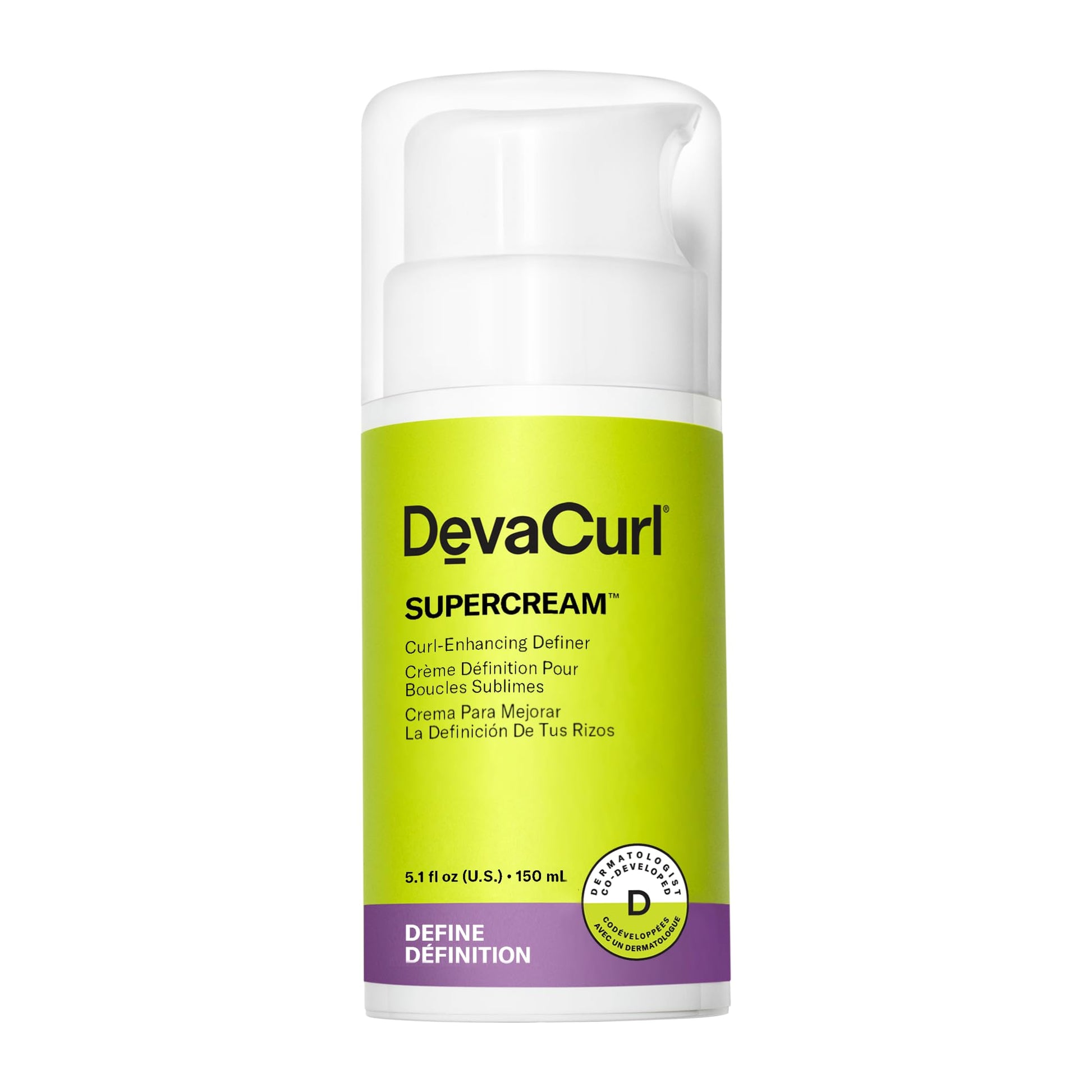 DevaCurl SuperCream, Infused Definer | Hydra-Definition Blend | Multitasking Styler