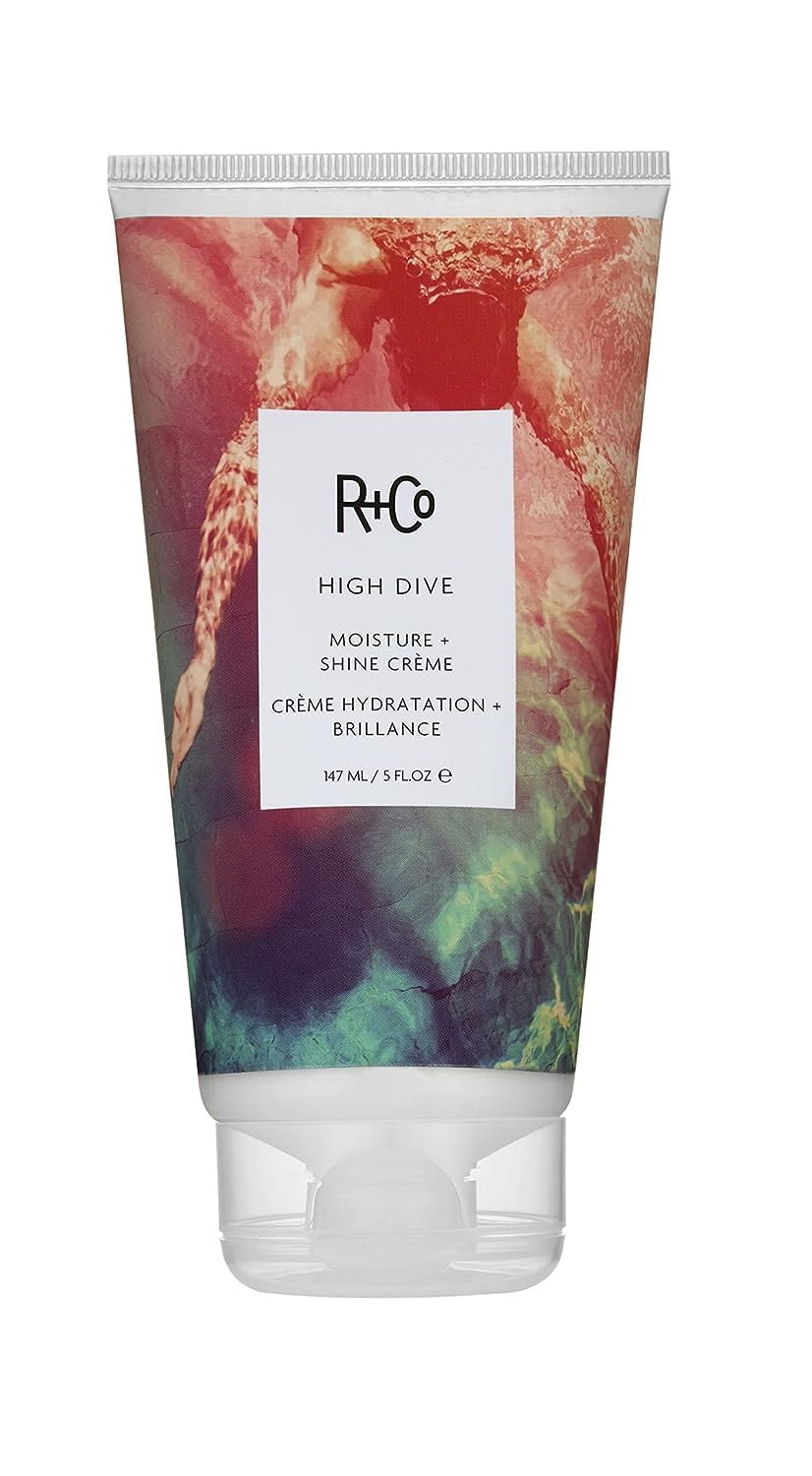 R+Co HIGH DIVE Moisture + Shine Cr�me | Leave-In Hydrating Cream for Smooth, Frizz-Free Hair | Adds Softness, Shine & Manageability | Vegan & Color-Safe