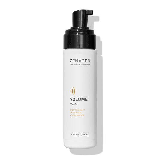 ZENAGEN Volume Foam | Lightweight Densifier + Volumizer, Boosts Hair Volume & Thickness, Provides Lightweight Hold, Nourishes & Strengthens Hair, Non-Greasy Plant-Based, Vegan, All Hair Types, 7 oz