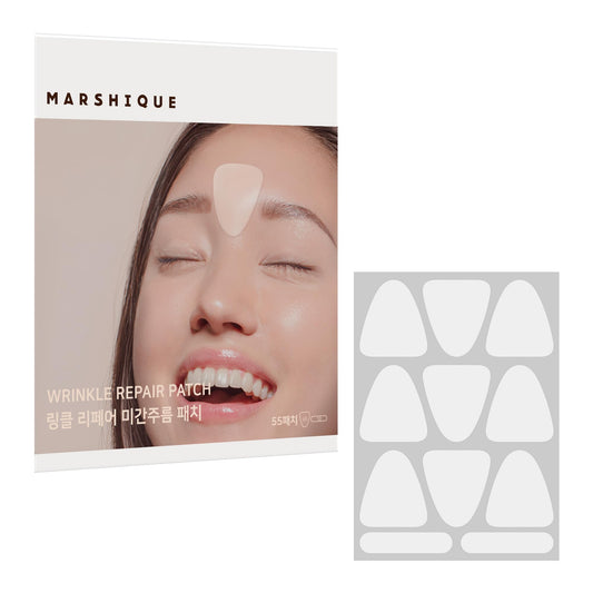 Between the Eyes Wrinkle Patches - Gifts for Mom & Dad - Frown Lines Eleven Lines Non invasive Face Wrinkles Smoothers - Tape Tox - Korea Beauty Care, 55 Patches