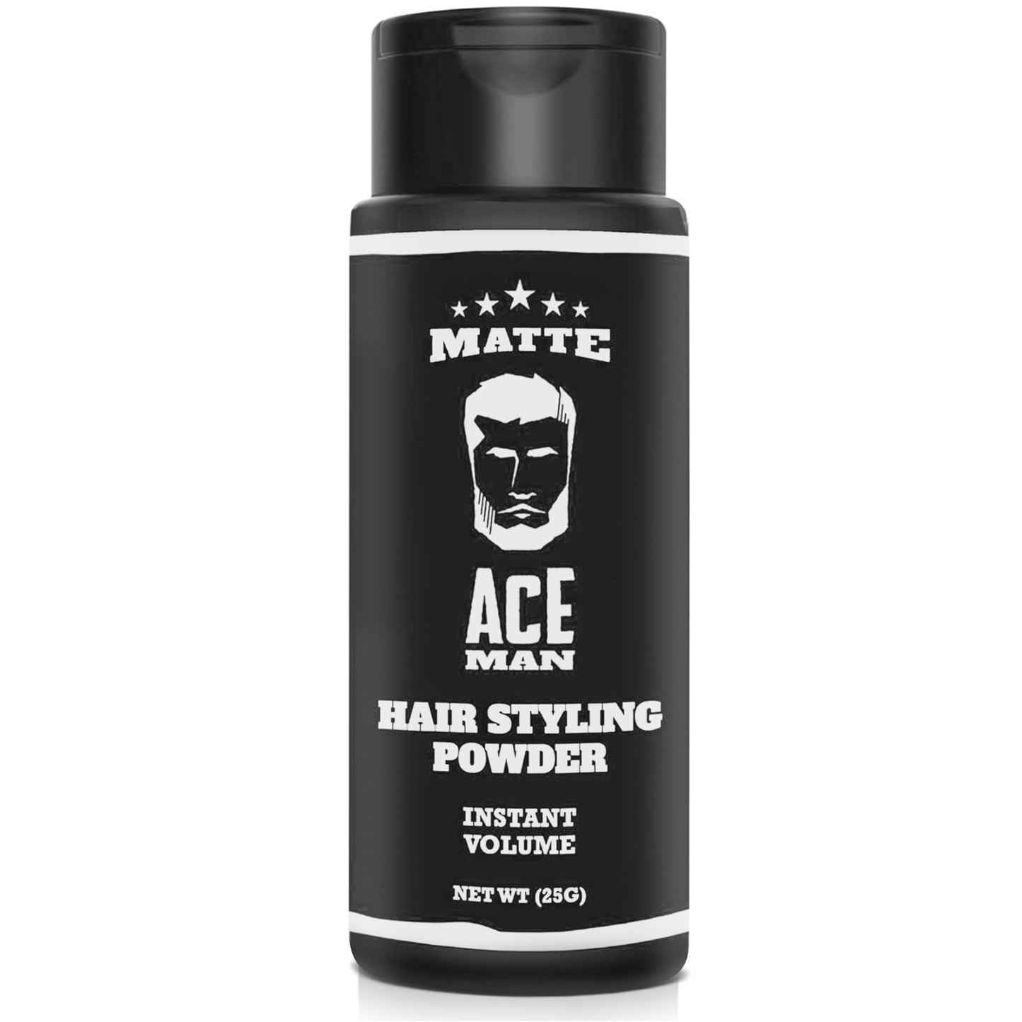 AceMan Hair Styling Powder - Natural Matte Texture, Volume, Root Lift - No Grease or Residue - Long-Lasting Hold for Men and Women - Unscented Volumizing Dust for Straight, Thin or Thick Hair - 0.7 oz
