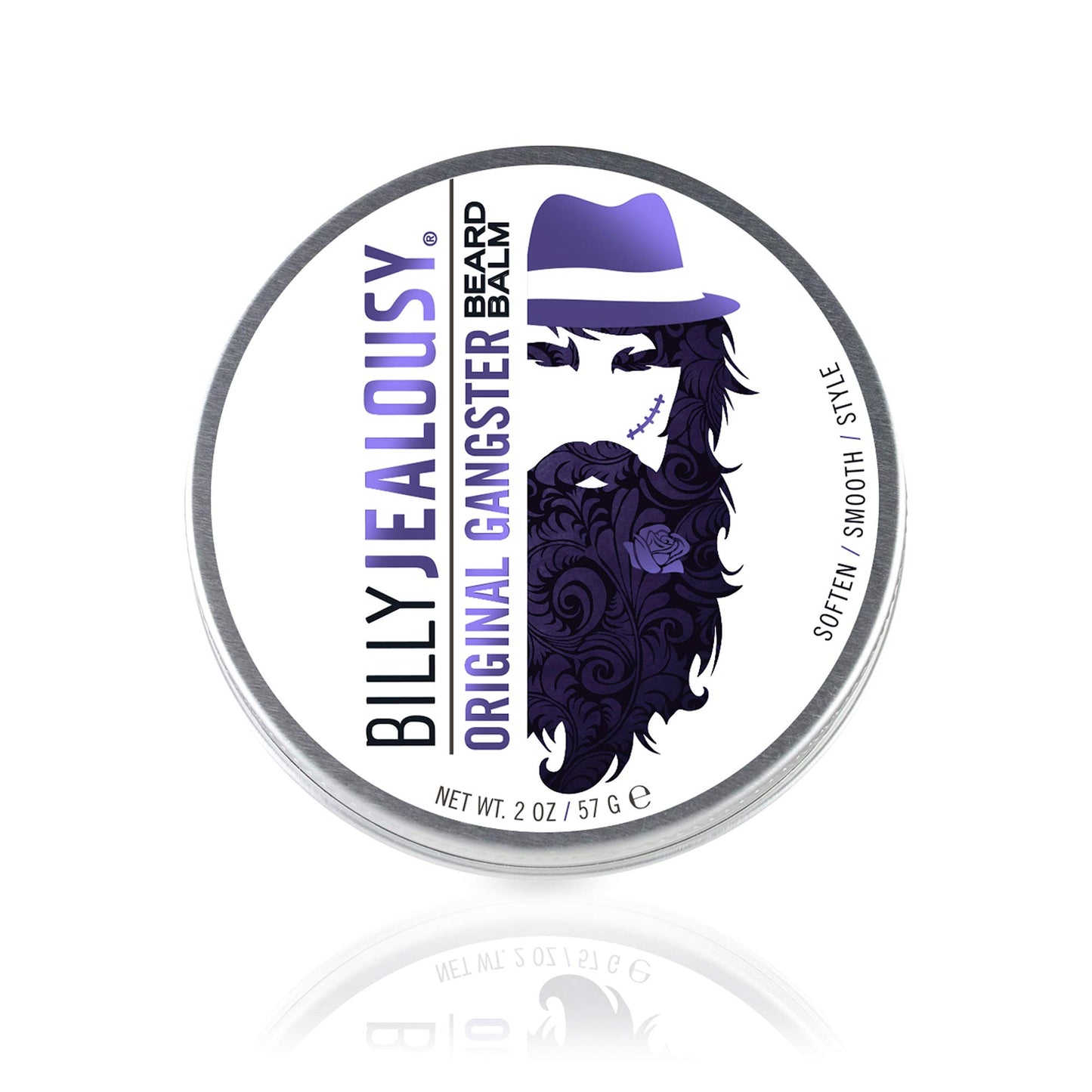 BILLY JEALOUSY Beard Balm with Light Hold & Low Shine, Everyday Beard Styling Balm Loaded With Coconut, Shea & Sunflower Oils For Smooth & Nourished Facial Hair & Skin
