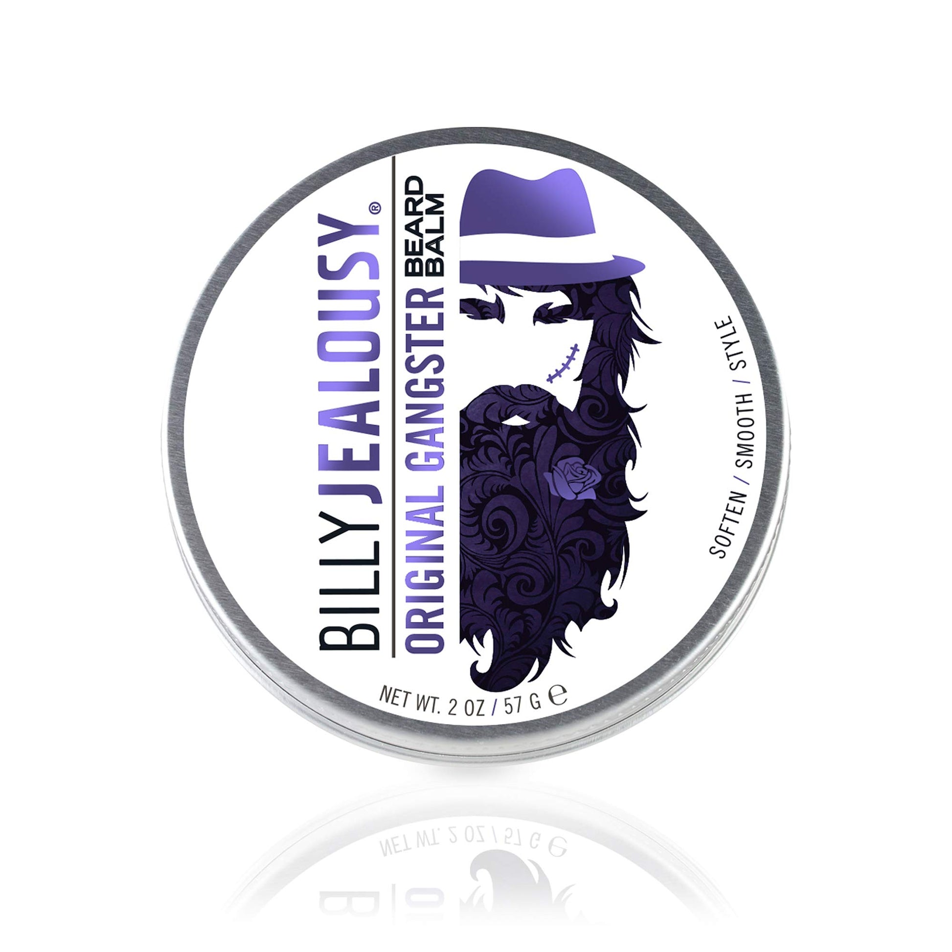 BILLY JEALOUSY Beard Balm with Light Hold & Low Shine, Everyday Beard Styling Balm Loaded With Coconut, Shea & Sunflower Oils For Smooth & Nourished Facial Hair & Skin