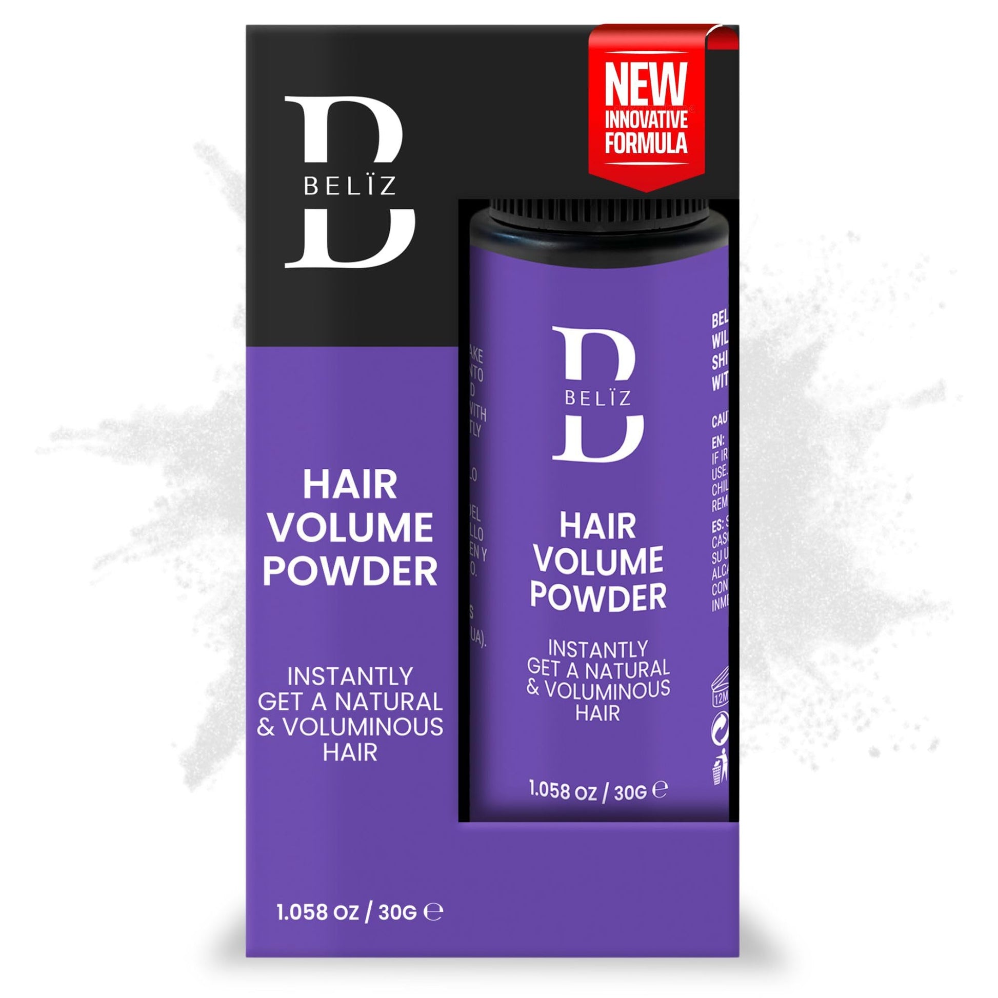 Hair Styling Powder - Volumizing & Texturizing Styling Powder, Texture Spray ALTERNAtive for Thickening Fine & Thinning Hair, Instant Root Lift, Natural Matte Finish, No Grease, Vegan Formula - 1.06Oz