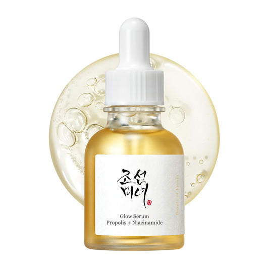 BEAUTY OF JOSEON Glow Serum Propolis and Niacinamide Hydrating Facial Soothing Moisturizer for Uneven Skin Tone Korean Skin Care 30ml 1 fl.oz
