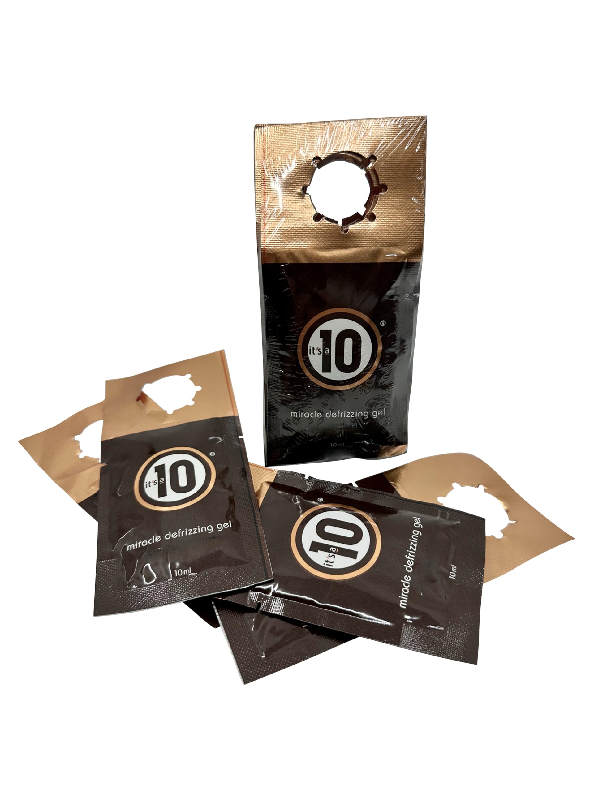 IT'S A 10 Miracle Defrizzing Gel Sachets 10 ML Pack of 10