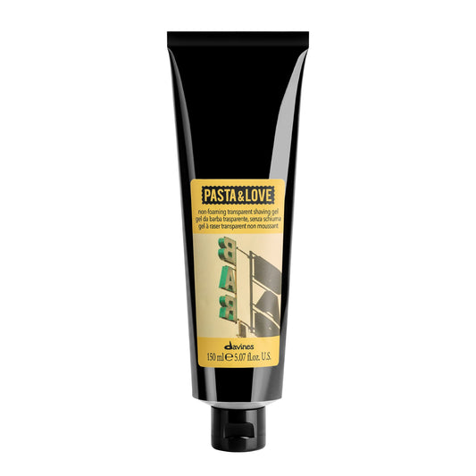 DAVINES Pasta & Love Men's No Foaming Sleek Precision Shaving Gel, Brushless Shave, 150ml
