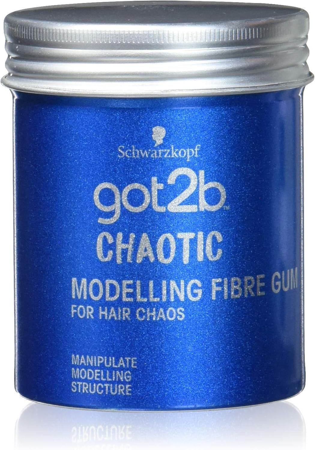 GOT2B Chaot Modeling Fibre Gum Hold 3 (100ml) Hair Wax for Men Creates Tousled Looks, Hair Paste with Strong but Flexible Hold for Individual Styles