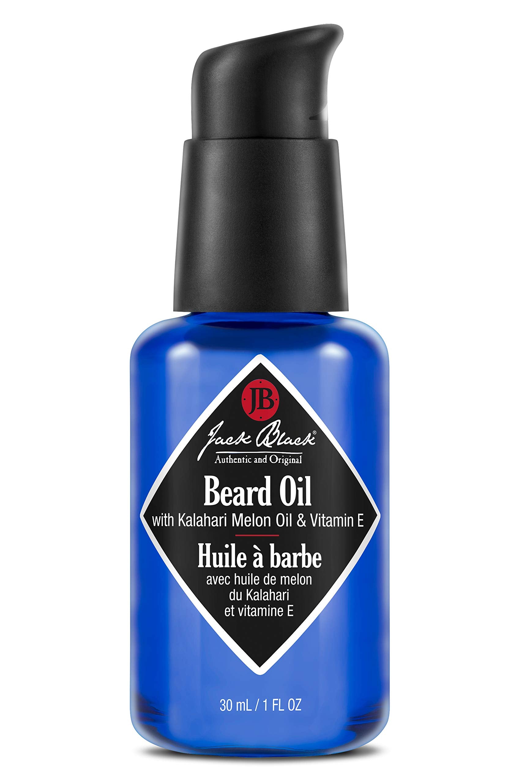 Jack Black Beard Oil for Men - Mens Beard Oil, Leave In Beard Conditioner for Men, Beard Softener for Men, Mens Beard Care Products, Mustache Oil, Mens Gifts, Beard Gifts for Men