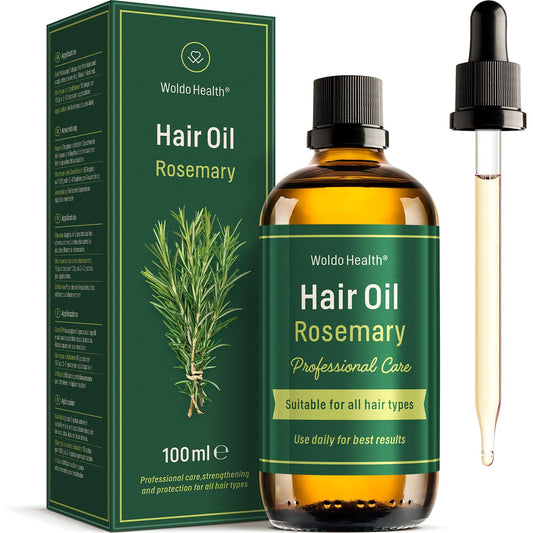 Rosemary Oil for Hair Strengthening - 3.38 Fl Oz, Nourishing Formula for All Hair Types