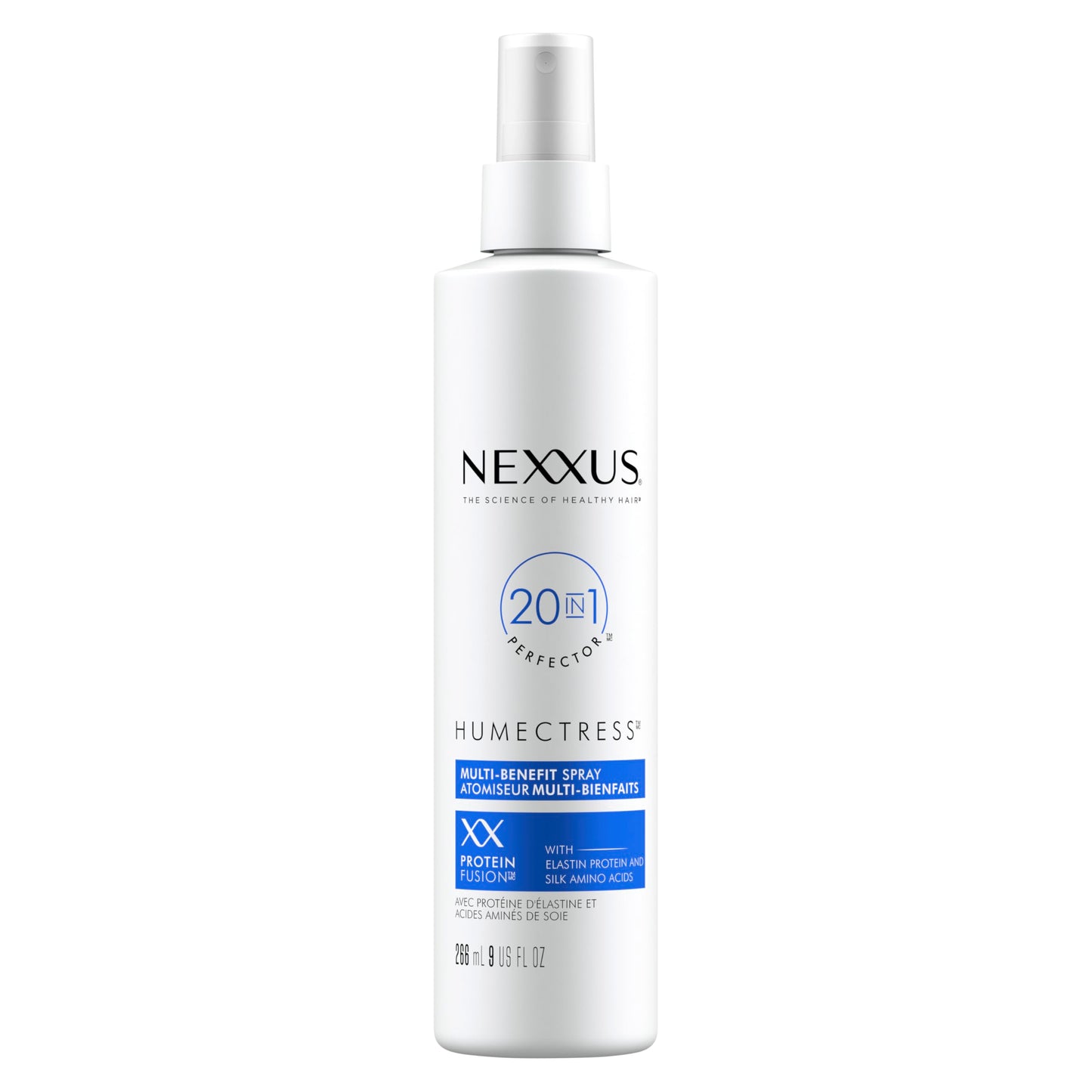 NEXXUS Humectress Leave-In Conditioner Spray 20-in-1 Perfector for Dry Hair With Biotin & Hyaluronic Acid 9oz