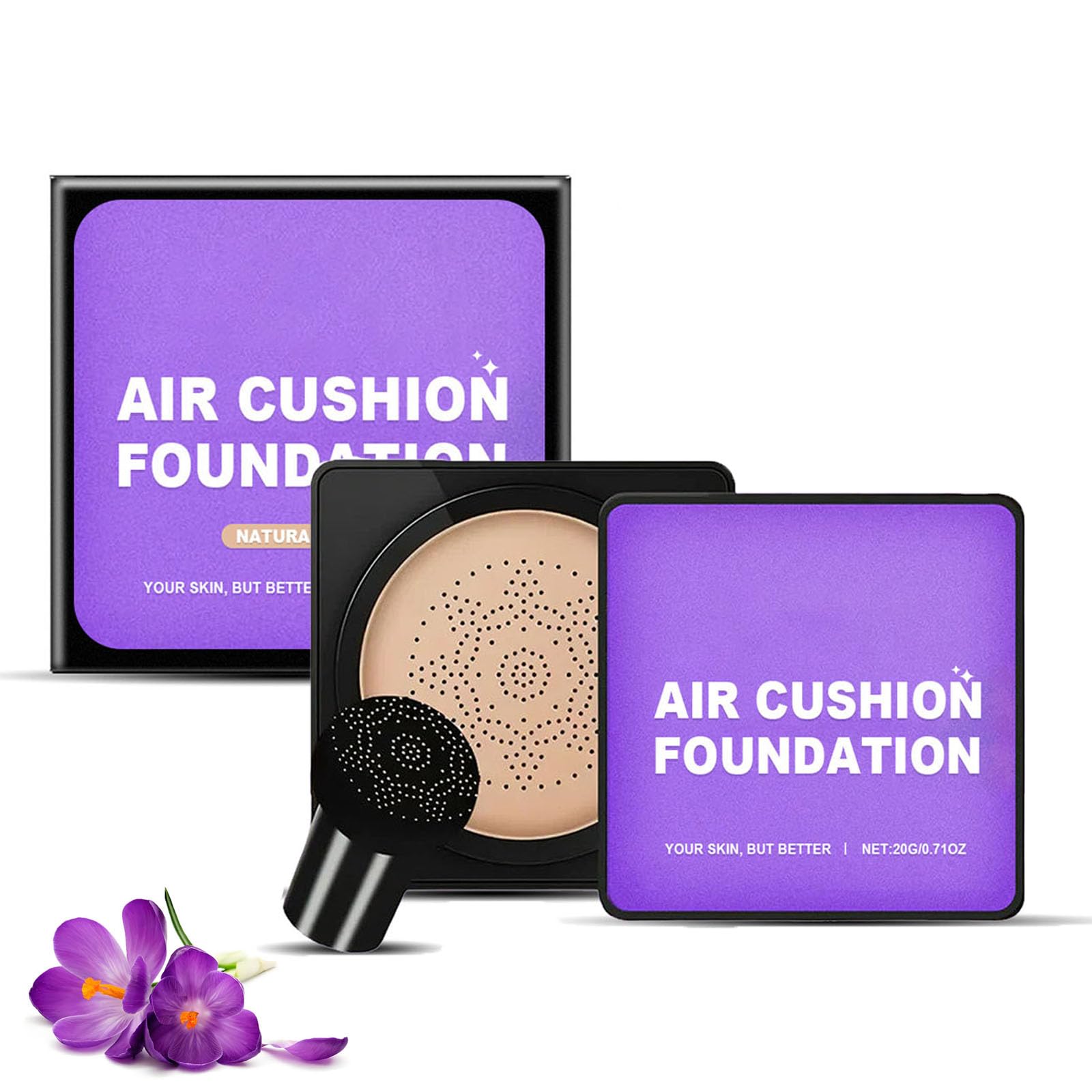 Oberse Serentiaelixir Cream, SerentiaElixir Cream Flawless Radiant Skin Instantly, Oberse Elixir BBCream Korean, Waterproof Oil Control Moisturizing Concealer (Natural, 1pcs)