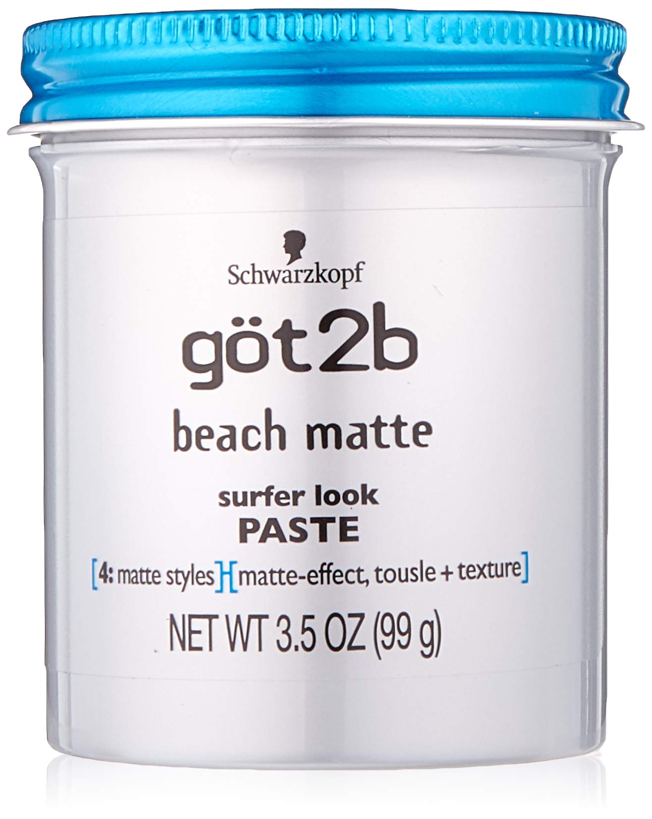 GOT2B Beach Matte Paste 3.5 Oz, (2 Pack)