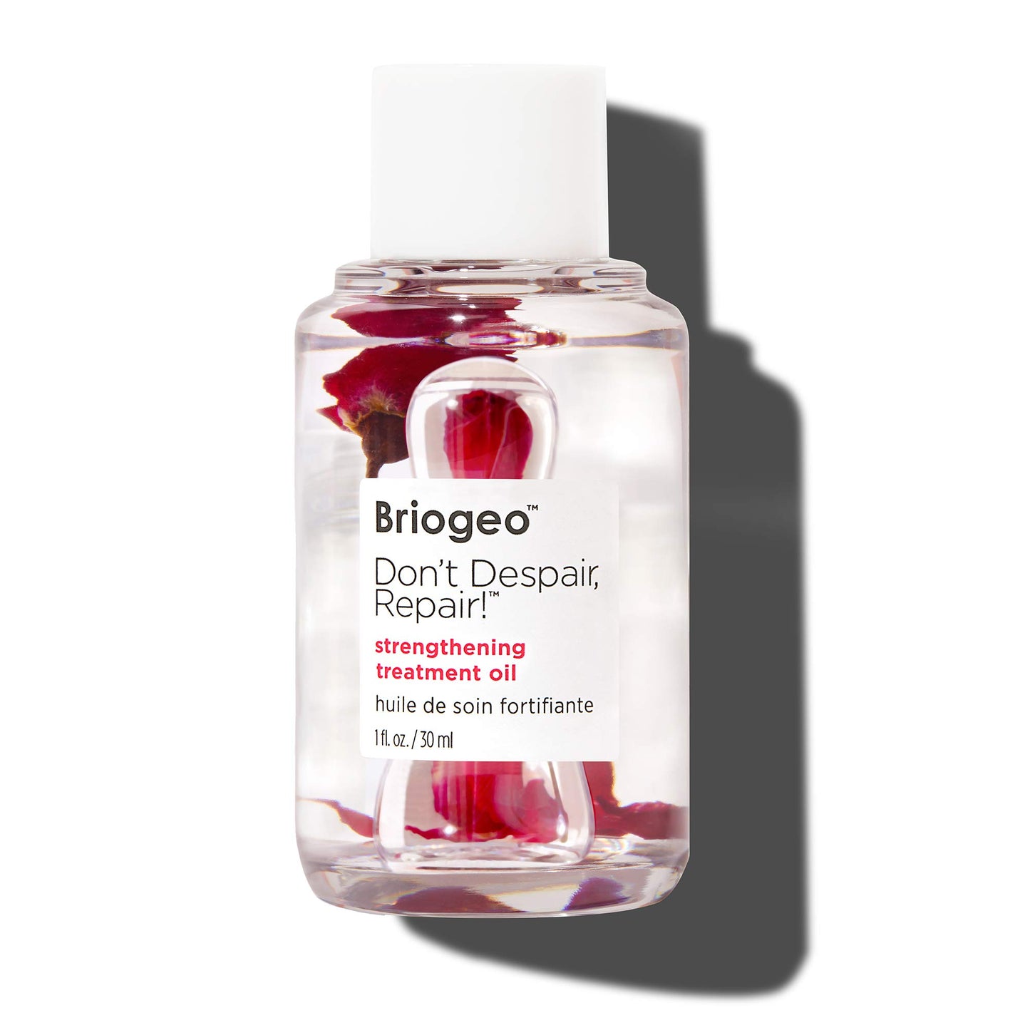 Briogeo Don't Despair, Repair! Strengthening Treatment Oil, Hair Oil Treatment for Dry, Damaged Hair, Helps Seal Split Ends, Enhances Shine, Hydrates, Nourishes, Vegan, Cruelty-Free, 1 fl oz