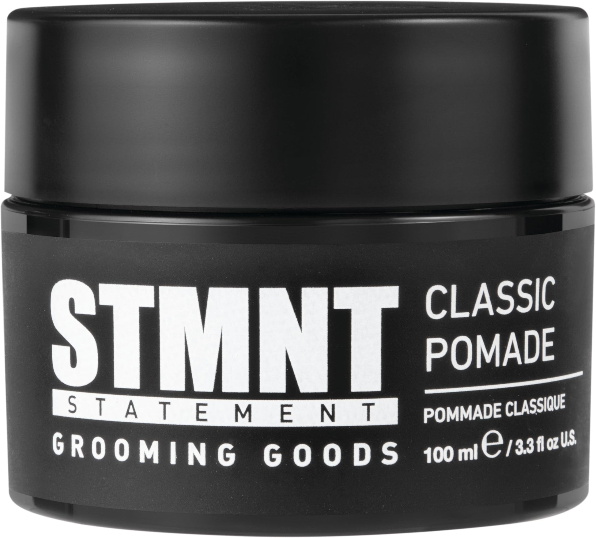 STMNT Grooming Goods Classic Pomade, 3.38 oz | Natural Shine | Strong Control | Easy to Wash Out