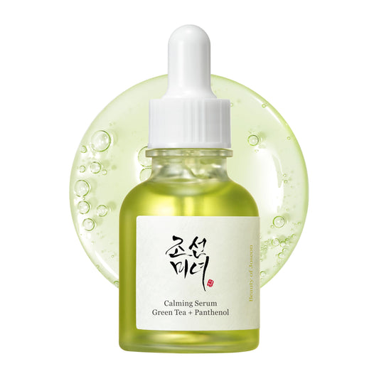 BEAUTY OF JOSEON Calming Serum Green Tea Panthenol Soothing, Moisturizing Sensitive, Acne-Prone, UV Irritated Skin, Daily Korean Skin Care for Men and Women, 30ml 1 fl.oz