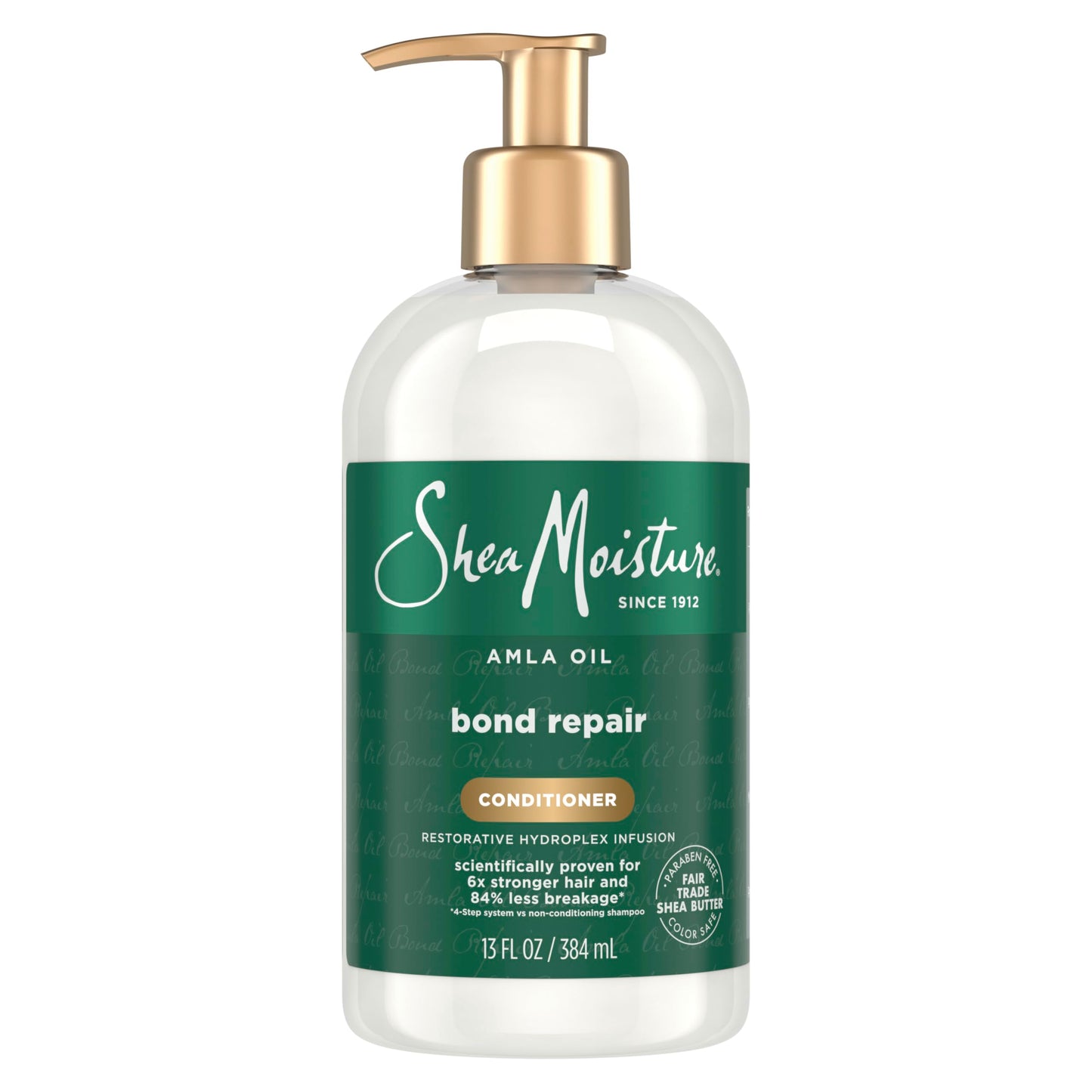 SheaMoisture Bond Repair Conditioner Amla Oil Strengthens and Repairs Hair Bonds with Hydroplex Technology and Amla Oil For Less Breakage with Restorative HydroPlex Infusion 13fl oz