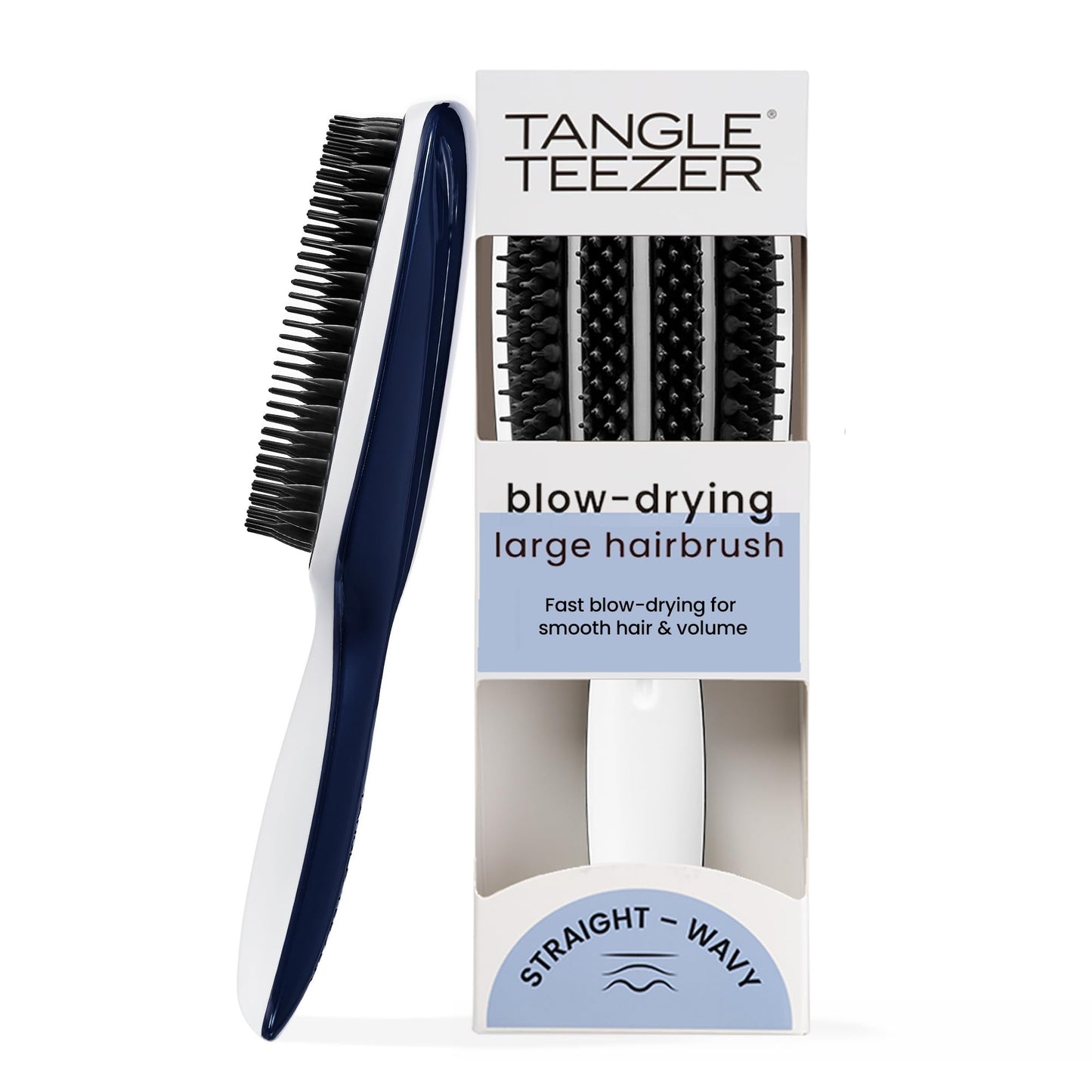 Tangle Teezer | The Blow Styling Smoothing Tool for Medium & Long Hair | Gentle and Fast Drying | Full Size
