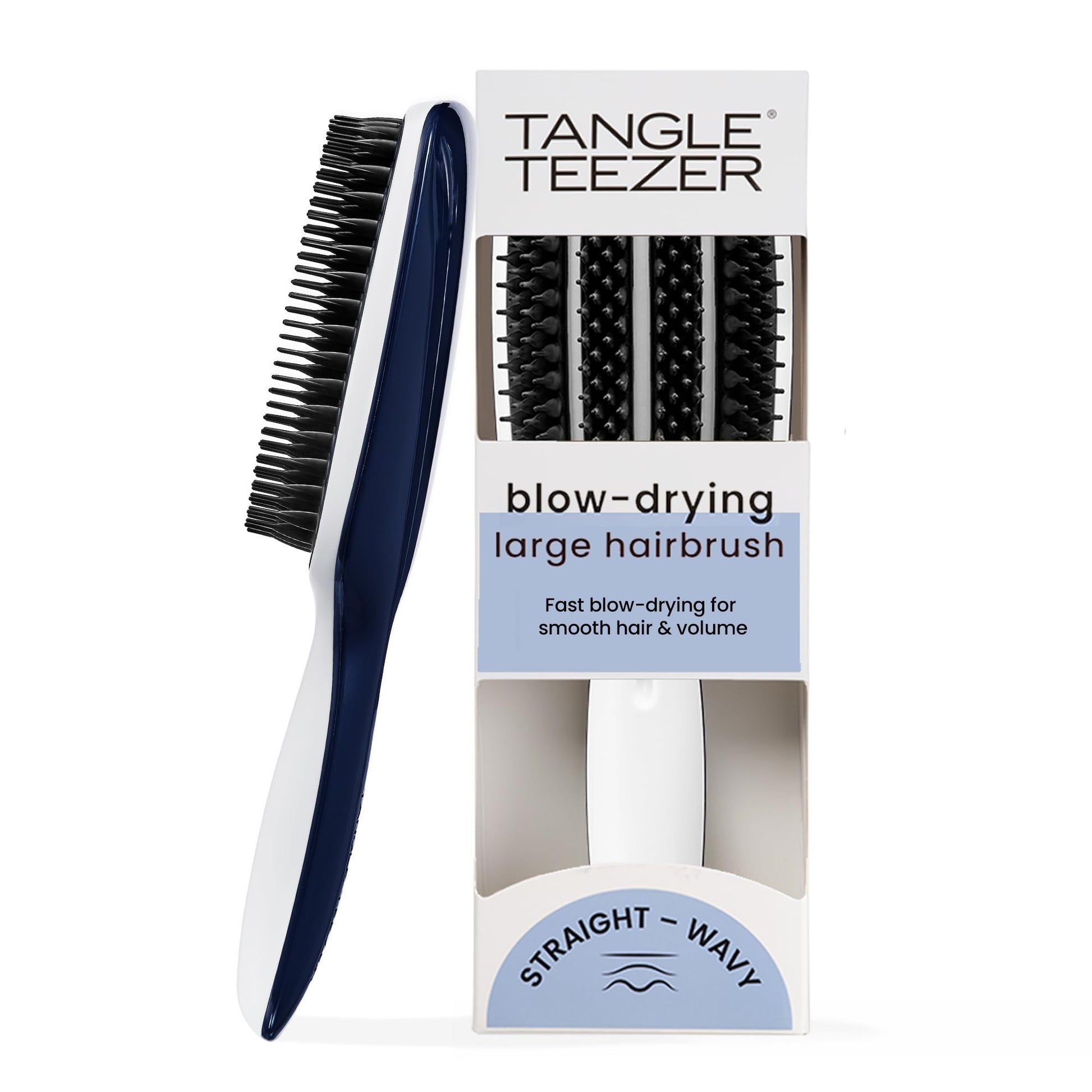 Tangle Teezer | The Blow Styling Smoothing Tool for Medium & Long Hair | Gentle and Fast Drying | Full Size