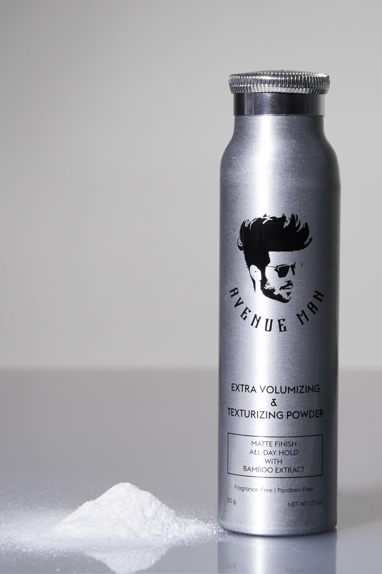 Avenue Man Extra Volumizing & Hair Texture Powder for Men - Matte Finish Hair Styling Powder For Men - All-Day Hold, Bamboo Extract Texturizing Dust - No Shine Volumizing Boost