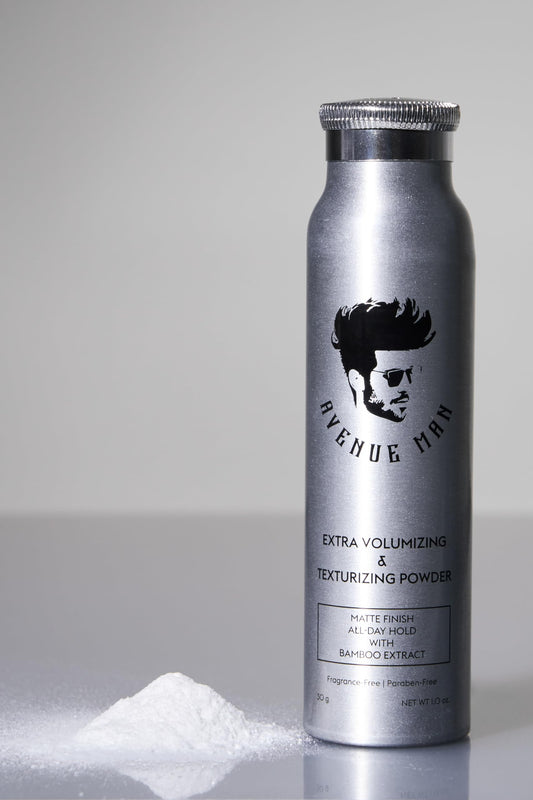 Avenue Man Extra Volumizing & Hair Texture Powder for Men - Matte Finish Hair Styling Powder For Men - All-Day Hold, Bamboo Extract Texturizing Dust - No Shine Volumizing Boost