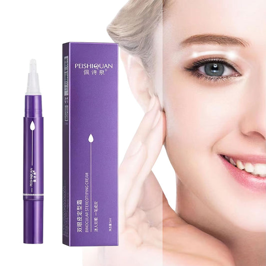 Double Eyelid Styling Cream Natural into Double Invisible Eye Ware Natural Essence Non-Glue Double Eyelid Patch Easily Double Eyelids Styling Shaping Cream Practical Tools