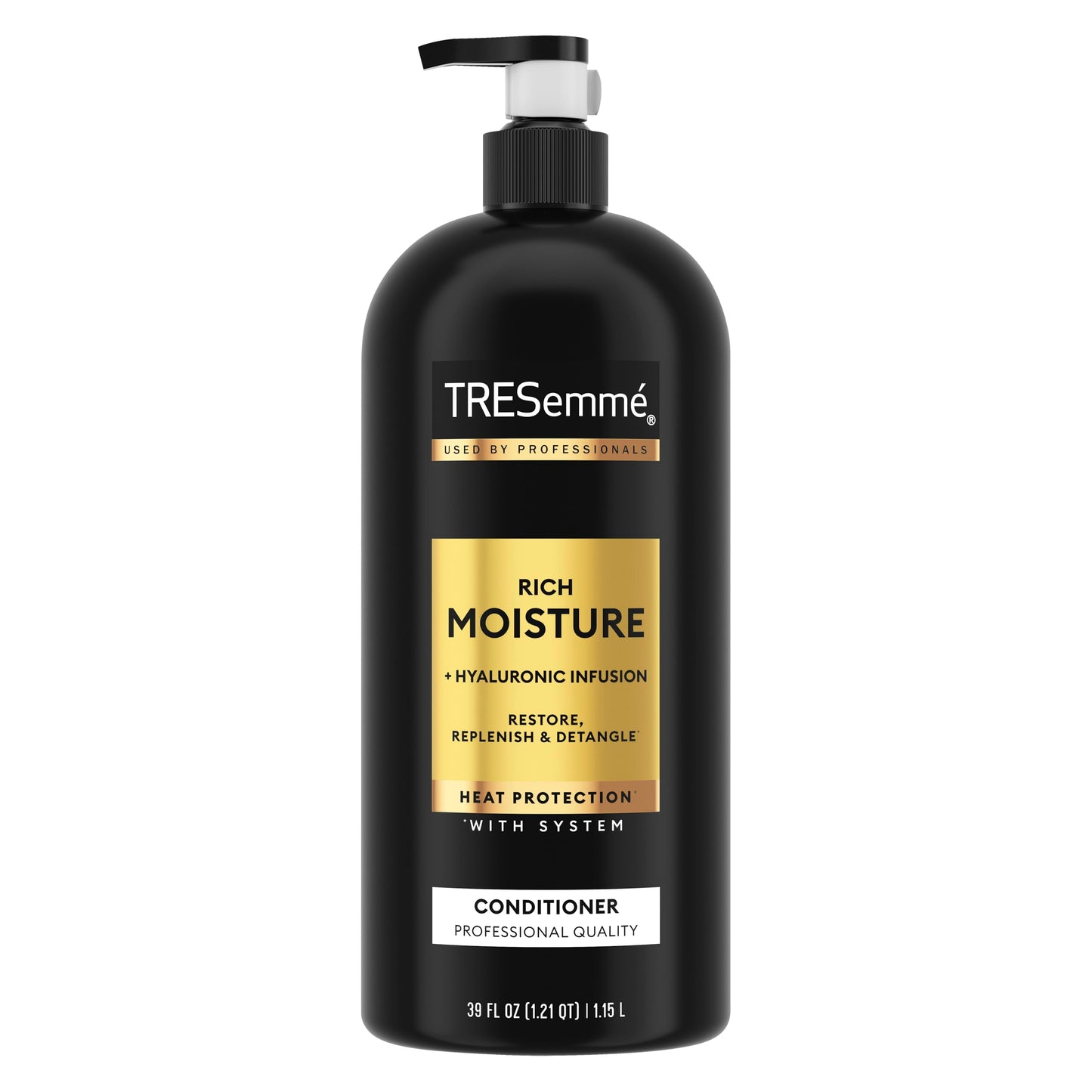 TRESEMME Rich Moisture Moisturizing Conditioner with Pump for Dry Hair Formulated With Pro Style Technology 39 Fl Oz