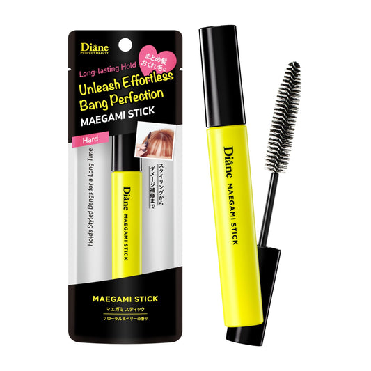 Moist Diane Perfect Beauty Natural Hair Styling Gel Stick for Women & Men, Hair Mascara for Smooth & Tamed Hair, Not-Greasy Hair Finishing Stick for Flyaways, Maegami Stick from Japan, 0.34 Oz/ 10mL