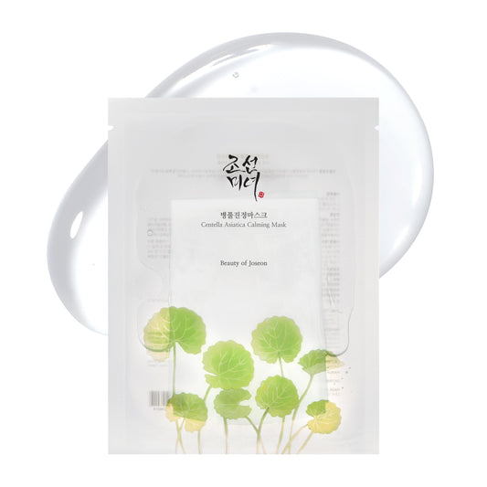 BEAUTY OF JOSEON Centella Asiatica Calming Mask Daily Moisturizing Soothing Cica Face Sheet Mask for All Skin Types, Korean Skincare Stuffers for Men Women, 10 sheets