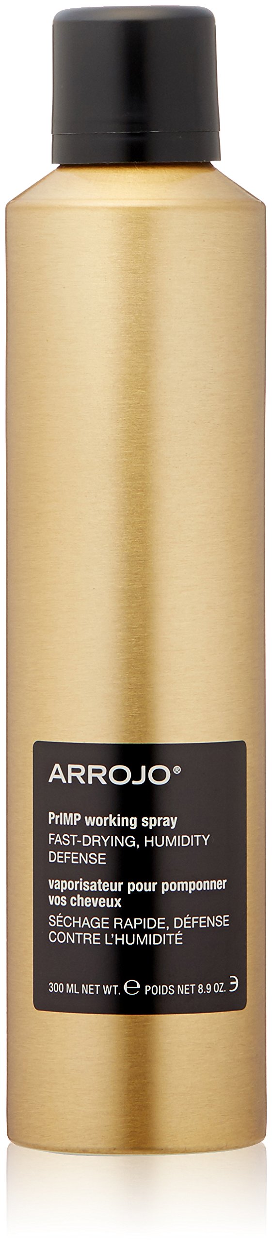 ARROJO Primp Working Spray for Hair - Fast Drying Hair Spray, Humidity Defense Hair Styling Working Spray - Adds Shine & Hold - Conditioning Grip Spray - Primping & Coiffing Heat Styling Spray