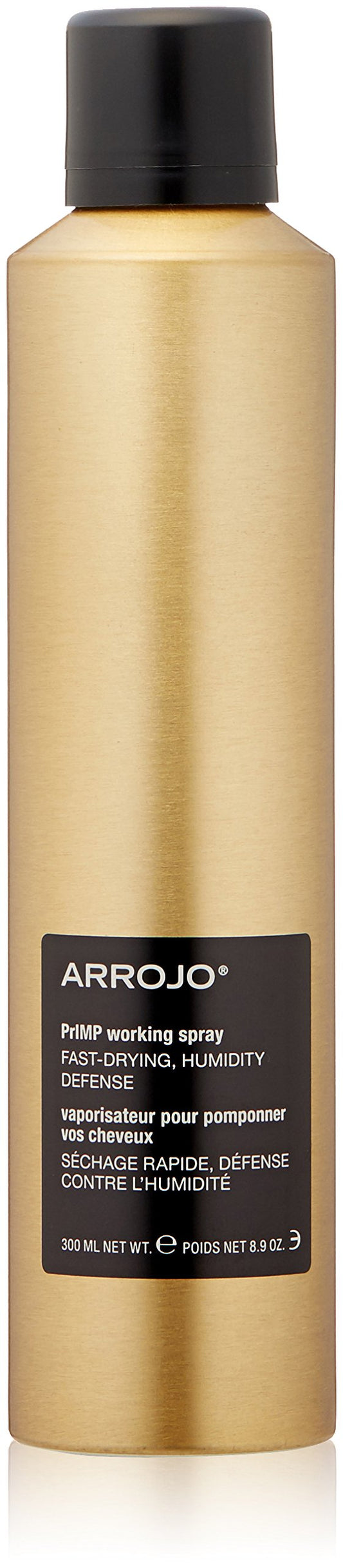 ARROJO Primp Working Spray for Hair - Fast Drying Hair Spray, Humidity Defense Hair Styling Working Spray - Adds Shine & Hold - Conditioning Grip Spray - Primping & Coiffing Heat Styling Spray