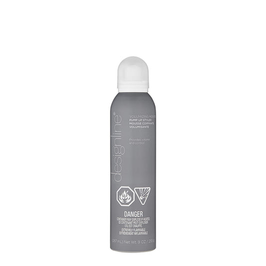 DESIGNLINE Hair Styling Mousse, 9 oz - Regis Foam Mousse Styler Provides Lightweight Volume & Control