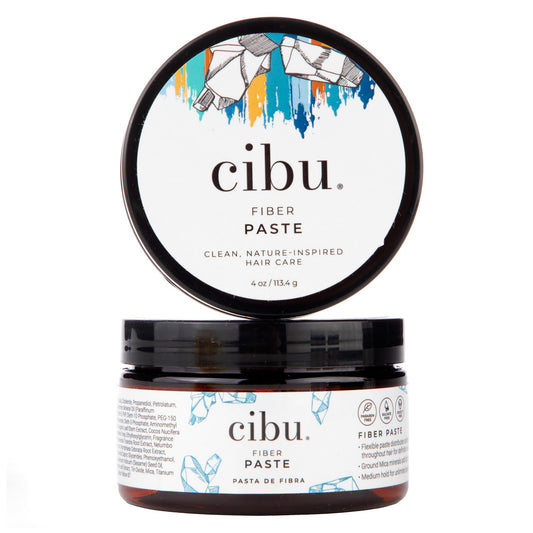 CIBU Fiber Paste - Nutrient Rich Hair Styling Paste for Men and Women - Versatile Volumizing and Fibre Rich - 4oz