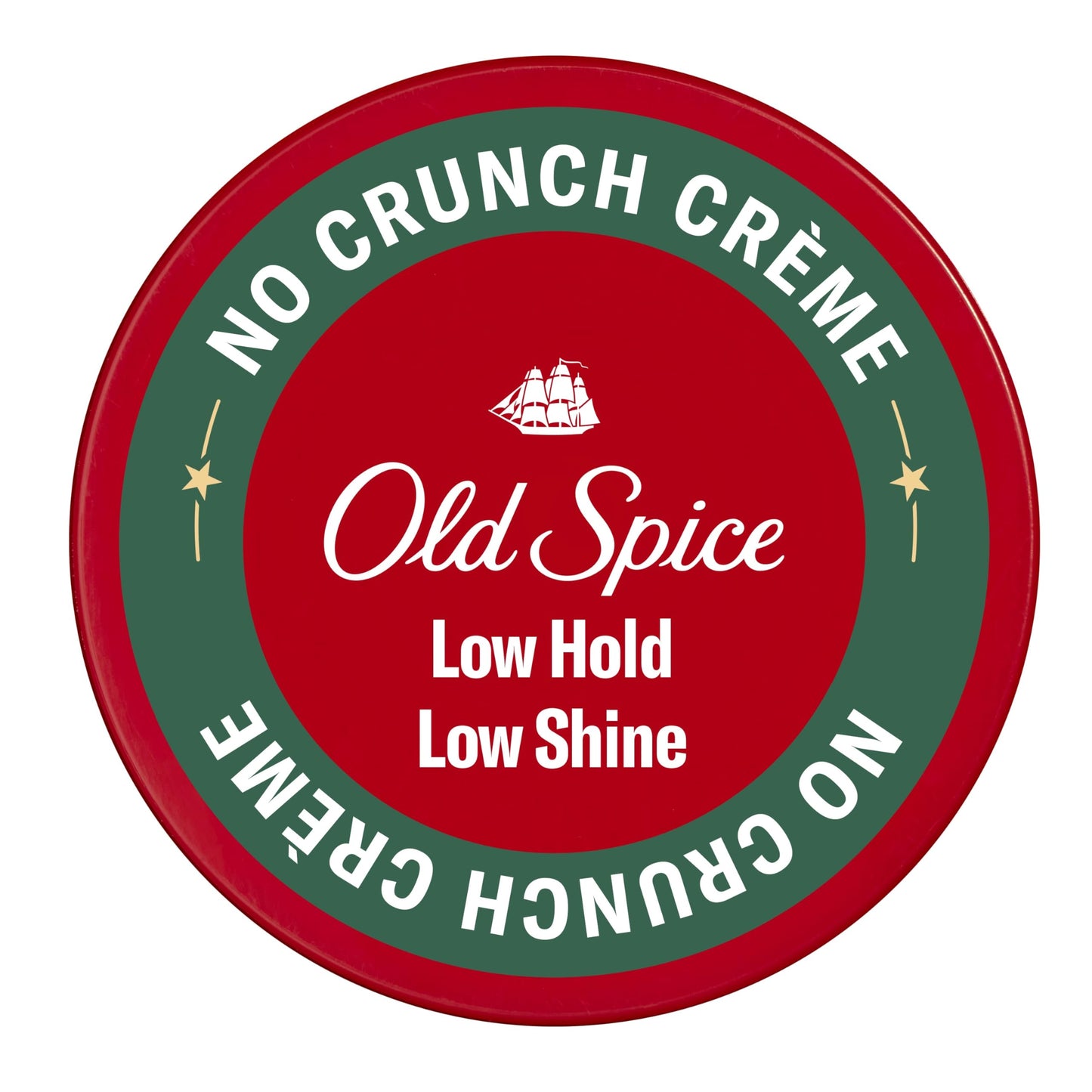 OLD SPICE No Crunch Cr�me, Hair Styling Cr�me for Men, Low Hold, Low Shine, 2.22 Oz