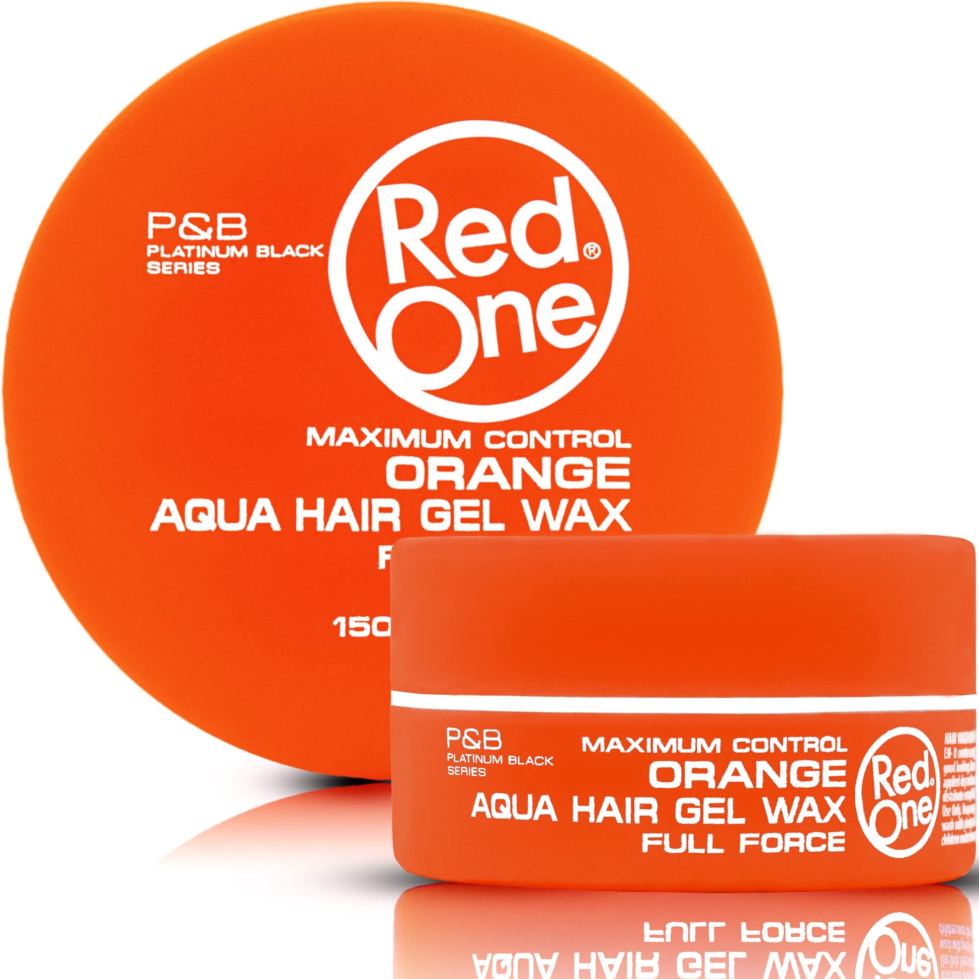 Redone Hair Styling Wax Orange 150 ml | Edge Control | Ultra Hold | Gel Wax | Men & Women Hair Wax | Melon Scent | Maximum Control
